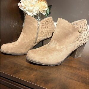 Tan Suede Ankle Boots